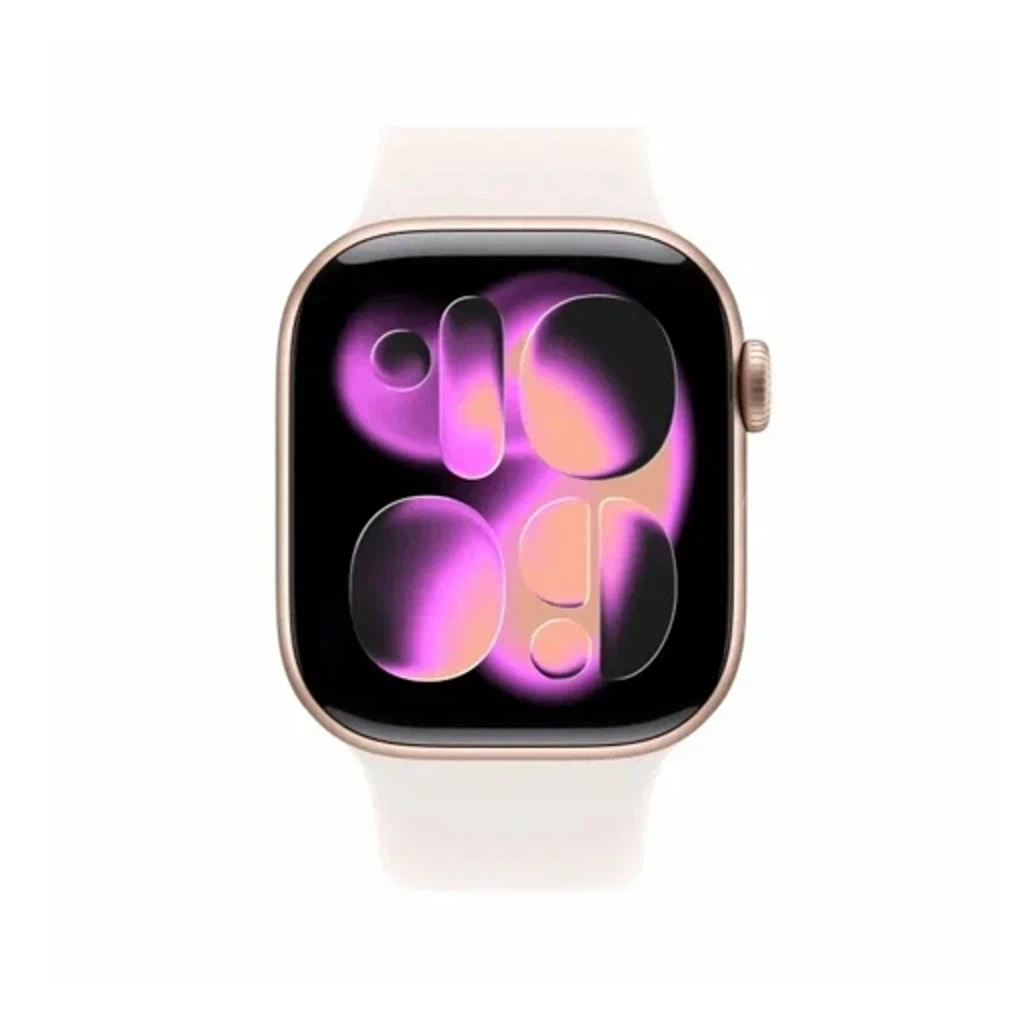Умные часы Apple Watch Series 11 GPS 42mm Rose Gold Aluminum Case with Light Blush Sport Band - M/L (MEU44)